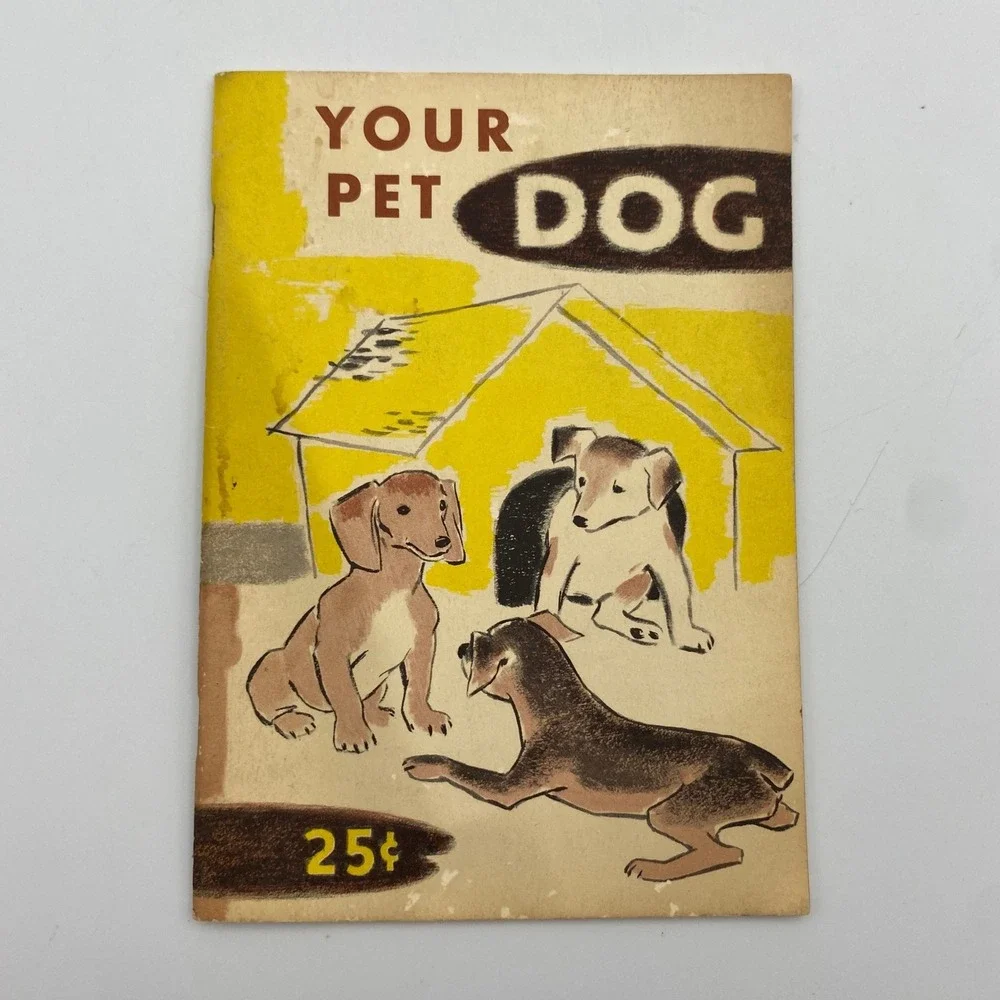 Vintage 1955 Your Pet Dog Gabrielle Forbush All-Pets Books Illustrated Paperback